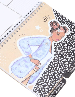 Libro para colorear con stickers Crayola Creations Runway Fashion Graphic Journal Set