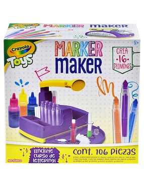 Fábrica de marcadores Crayola Marker Maker juego arte y manualidades para niña