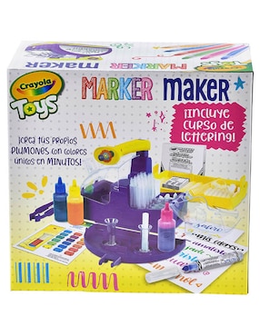 Fábrica de marcadores Crayola Marker Maker juego arte y manualidades para niña