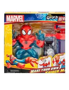 Figura Heroes of Goo Jit Zu Spider-Man elástico