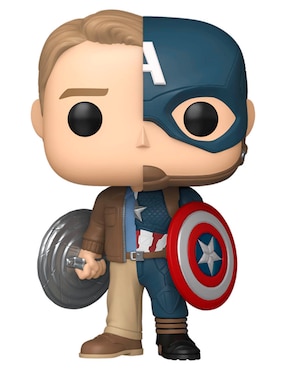 Figura de colección The Infinity Saga Steve Rogers/Captain America cabeza oscilante