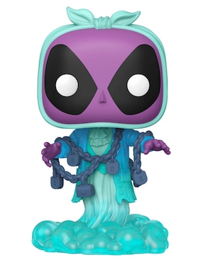 Figura de colección Deadpool Deadpool as Jacob Marley cabeza oscilante