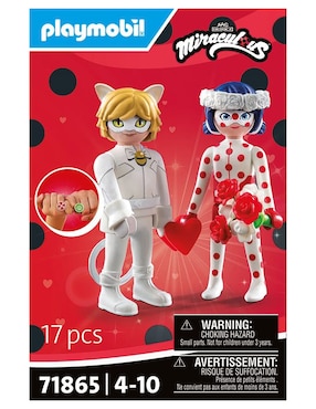 Playmobil Miraculous Ladybug & Cat Noir sueño de boda 71865