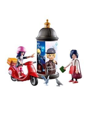 Playmobil Milagroso paseo en scooter por París 71864