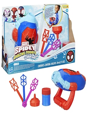 Lanzador de burbujas Marvel spidey and his amazing friends water-webs