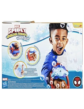 Lanzador de burbujas Marvel spidey and his amazing friends water-webs