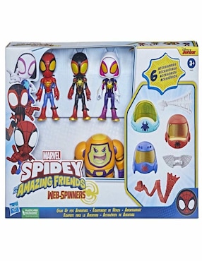 Set figuras articulada Spidey and His Amazing Friends