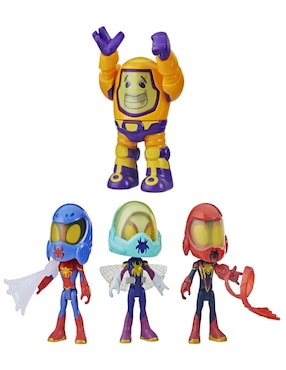 Set figuras articulada Spidey and His Amazing Friends