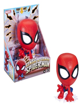 Figura de acción Marvel Spider-Man con movimiento, luz y sonido