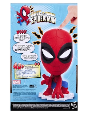 Figura de acción Marvel Spider-Man con movimiento, luz y sonido