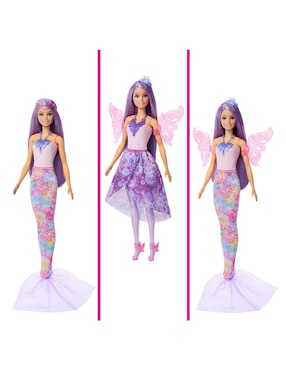Muñeca barbie Looks de Hada y Sirena