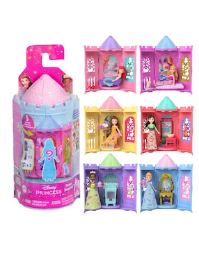 Muñeca Princesas Disney Torre Reveal Sorpresa