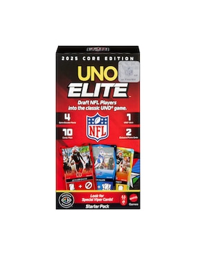 UNO Elite juego de mesa NFL mattel