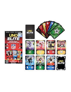 UNO Elite juego de mesa NFL mattel