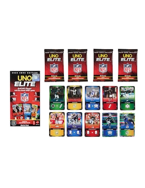 UNO Elite juego de mesa NFL mattel