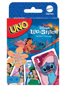 Uno Lilo & Stitch juego de mesa Lilo & Stitch Mattel
