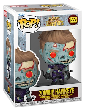 Figura de colección Marvel Zombies Zombie Hawkeye cabeza oscilante
