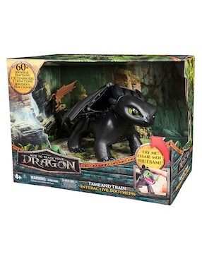 Figura de acción articulada Cómo entrenar a tu dragón Chimuelo con luz y sonido