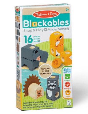 Juguete Melissa & Doug Blockables Spinmaster