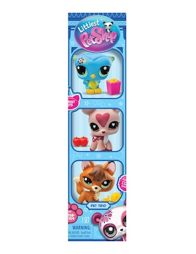 Set figuras de juguete Bandai Littlest Pet Shop Serie 3