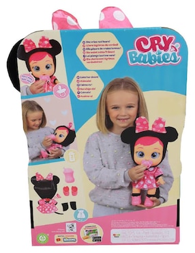 Bebé juguete cry babies Bebés Llorones Minnie