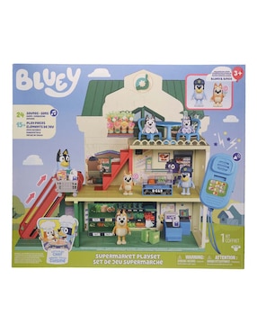 Casa de muñecas Bluey Supermercado Chef Bluey
