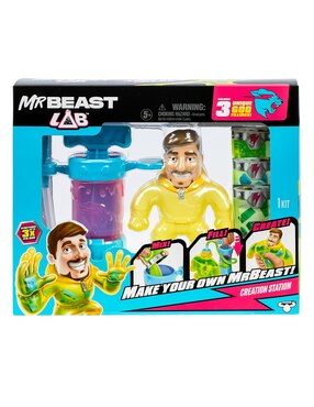 Figura de acción Mr Beast Lab Mr. Beast elástico