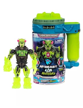 Figura de acción Mutators Pantera de Tierra Atómica Mr Beast Lab