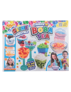 Kit de Juego Fábrica de Boba Tea Slime Comestible Mi alegria