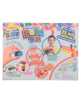 Kit de Juego Fábrica de Boba Tea Slime Comestible Mi alegria