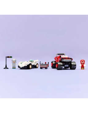 Lego The Hedgehog Coche de Silver vs. Monster Truck Knuckles 77118