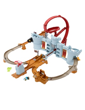 Pista armable Hot Wheels Castillo Bowser Mario Kart