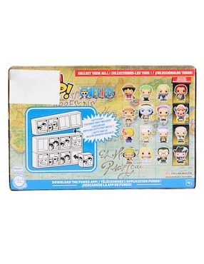 Set Funko Bitty POP! One piece Monkey D. Luffy, Roronoa Zoro, Axe-Hand Morgan y Shanks
