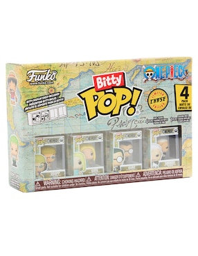 Set Funko Funko Bitty POP! One Piece Ussop, Kaya, Kuro y Smoker