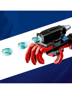 Juguete de construcción Lego Marvel Armadura Robótica de Miles Morales vs. Spider-Man 2099 76337