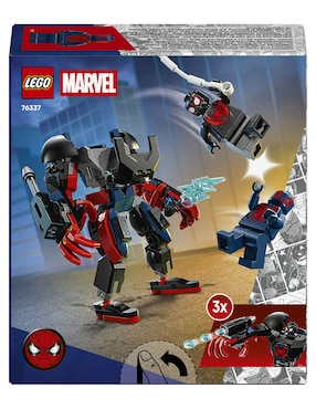 Juguete de construcción Lego Marvel Armadura Robótica de Miles Morales vs. Spider-Man 2099 76337