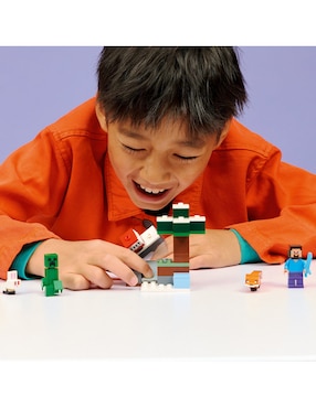 Set de Construcción Lego Minecraft La Granja de Gallinas 21583