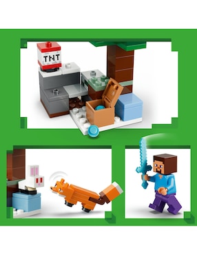 Set de Construcción Lego Minecraft La Granja de Gallinas 21583