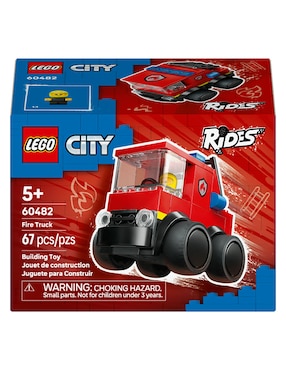 Lego City Vehículos Camión de Bomberos 60482 Rides