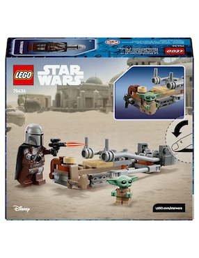 Lego Star Wars Moto Speeder del Mandaloriano y Grogu 75436