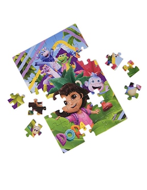 Set rompecabezas Dora la Exploradora: Mochila 3 en 1 Spinmaster 3 piezas