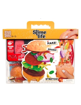 Set Masa slime life cheeseburger Step 2