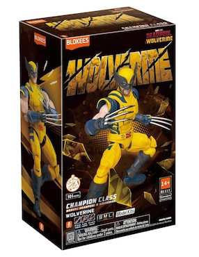 Figura de acción articulada Marvel Wolverine Blokees