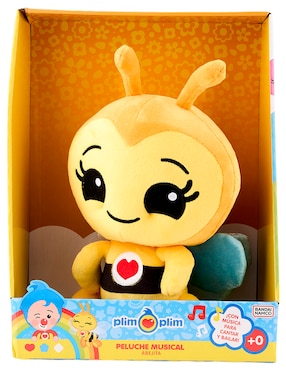 Peluche de abeja Bandai Plim Plim de 35 cm