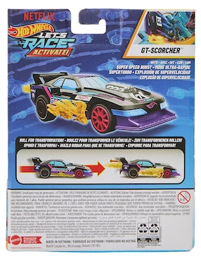 Vehículo transformable Hot Wheels GT - Scorcher