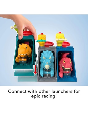 Juguete lanzador de triceratops Imaginext