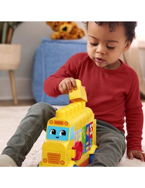 Set construcción Mega Bloks Autobús Arma y Cuenta JKG34 Fisher Price