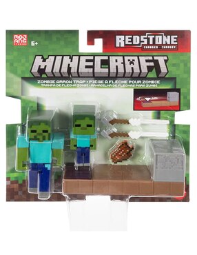 Set figuras acción articuladas Zombie Minecraft