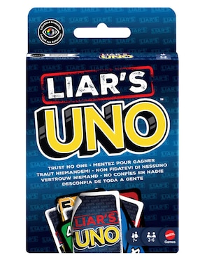 Uno Liar's juego de mesa Mattel