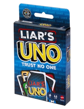 Uno Liar's juego de mesa Mattel